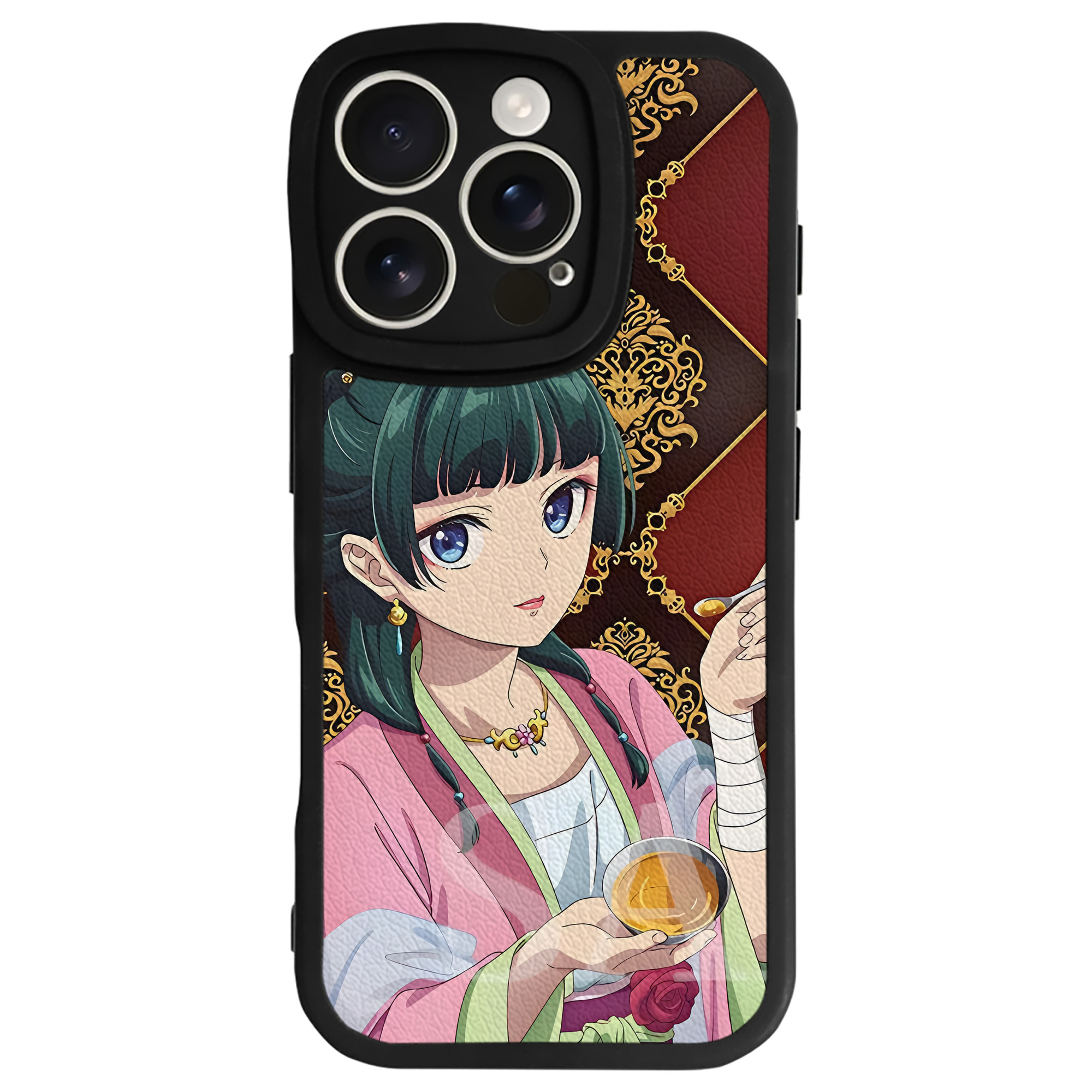 薬屋のひとりごと The Apothecary Diaries 【iPhone 16シリーズ対応】シリコンスマホケース（レザー調） 材質：シリコン